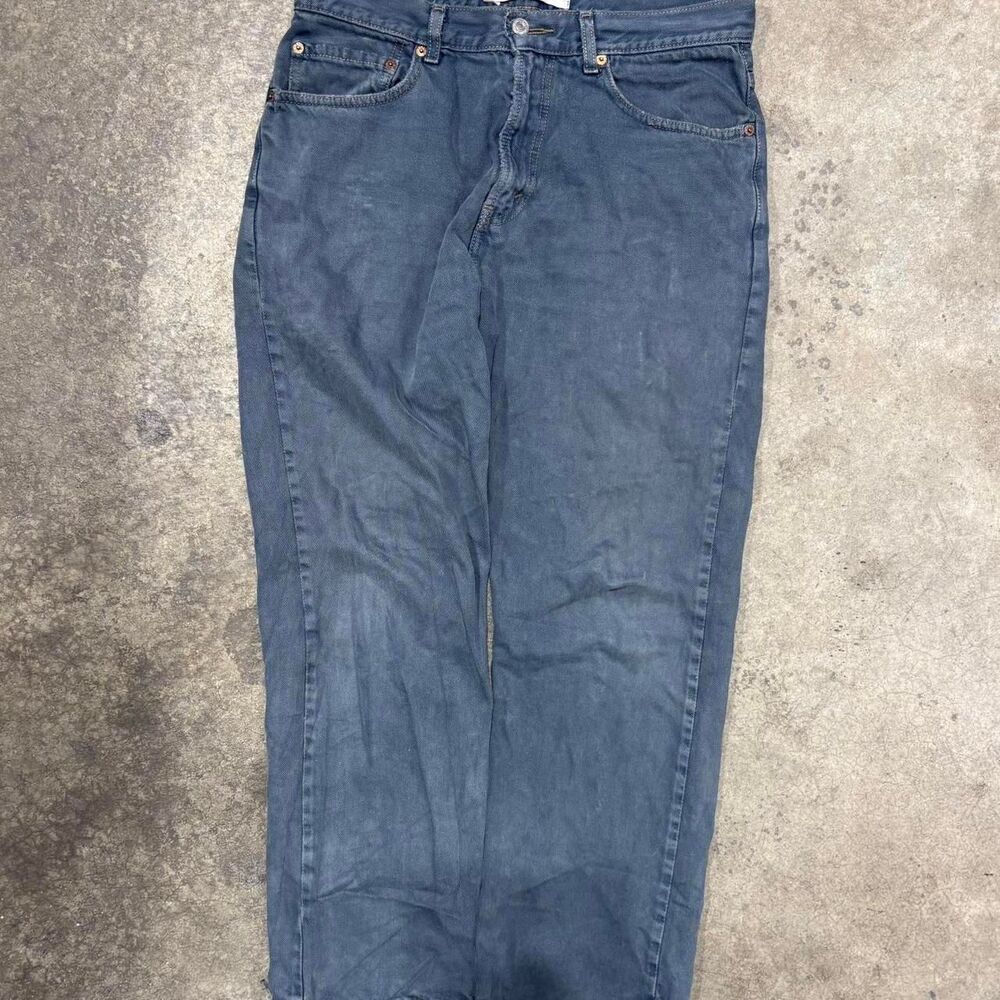 Levi-s Men's Blue and Navy Jeans